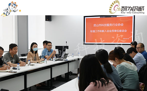 昆山市科技服務(wù)行業(yè)協(xié)會輪值工作會議在智為銘略順利召開